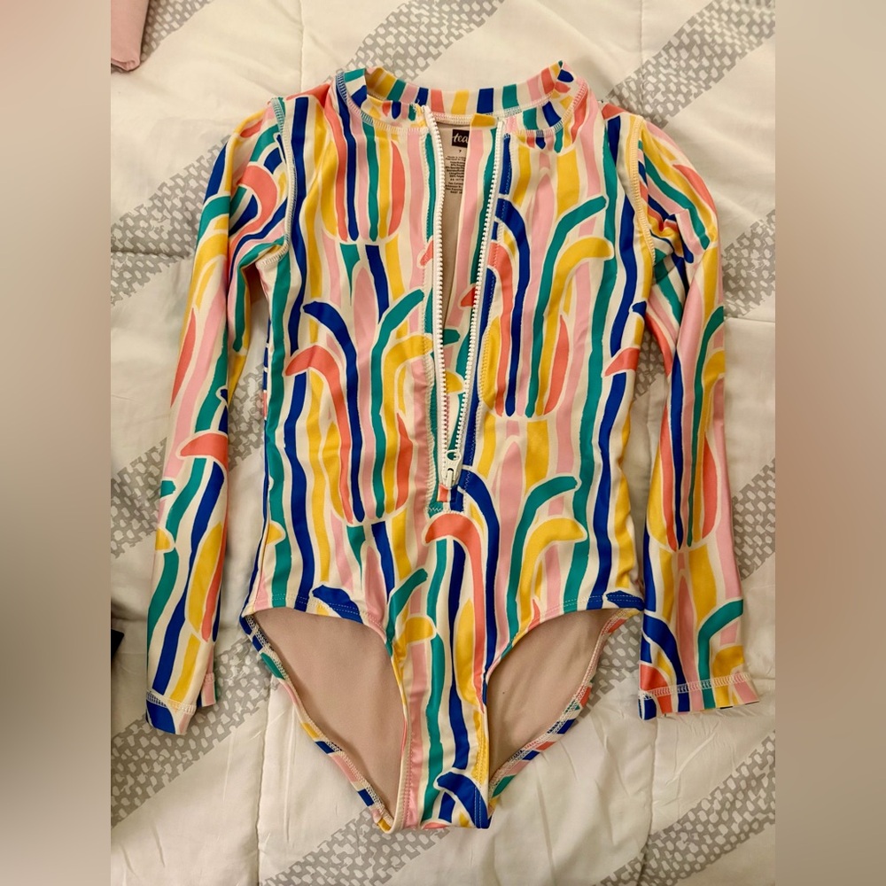 Tea Collection Multicolor Striped Bodysuit